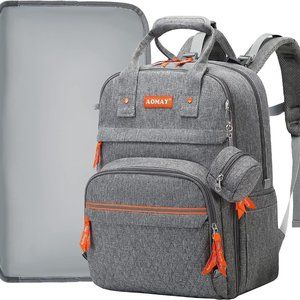 Baby Diaper Bag Backpack with Changing Pad and Pacifier Case